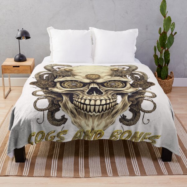 Item preview, Cogs and Bones Steam Punk Skull designed and sold by Grang Art Artistic Designs.