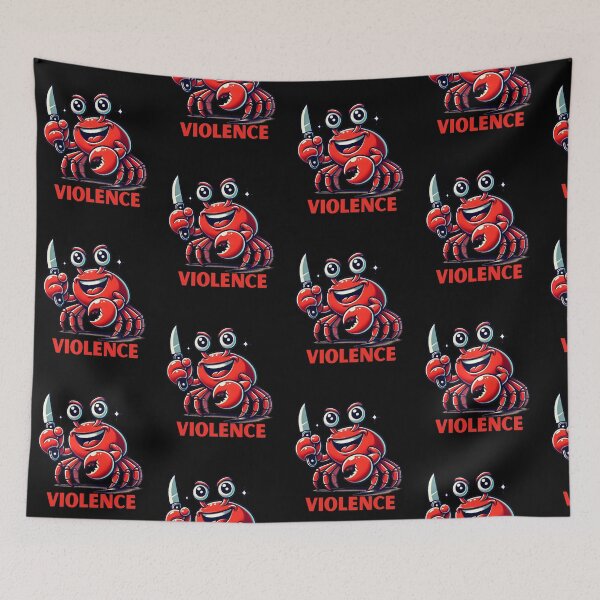 Item preview, Crab Knife Violence designed and sold by ToxiCool.
