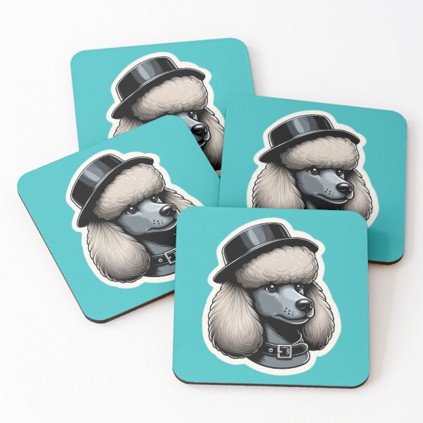 Item preview, Poodle with hat _ Blue designed and sold by Arleven.