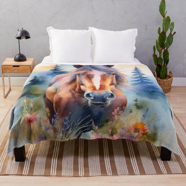 Item preview, Watercolor Horse Wildlife designed and sold by PixelRoots.