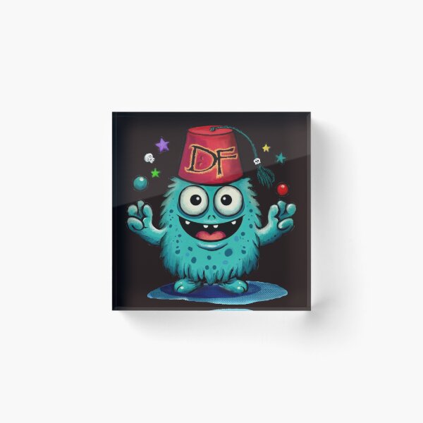 Artikelvorschau, Magisches Fez-Monster-Logo entworfen und verkauft von MagicFez.