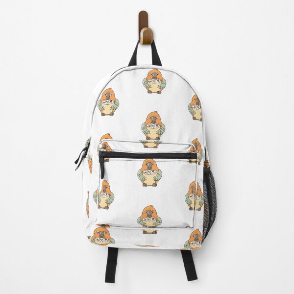 Item preview, Illustration of cute parrot eating a burrito with rice and beans designed and sold by rasagamastore.