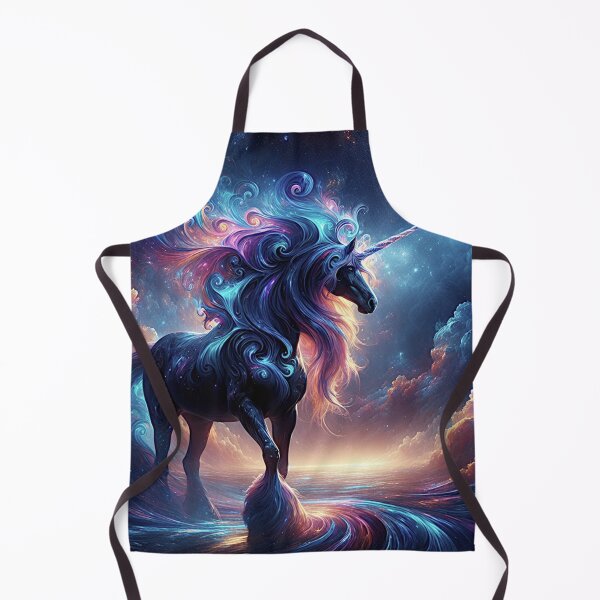 Artikelvorschau, Kosmisches Einhorn in einer lebendigen Landschaft entworfen und verkauft von darlene80184.