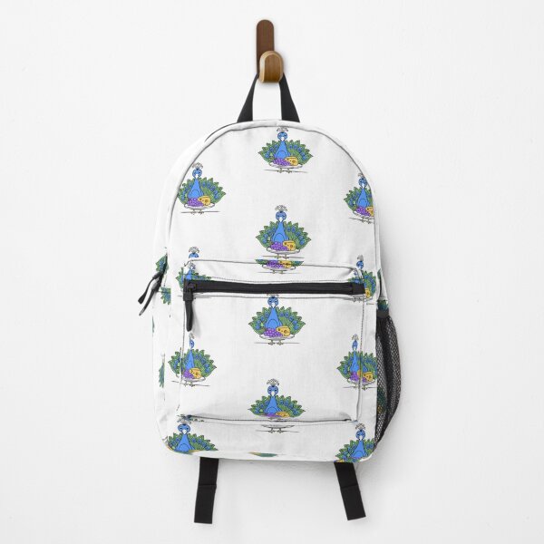 Item preview, Cute peacock with a cheese platter and grapes designed and sold by rasagamastore.