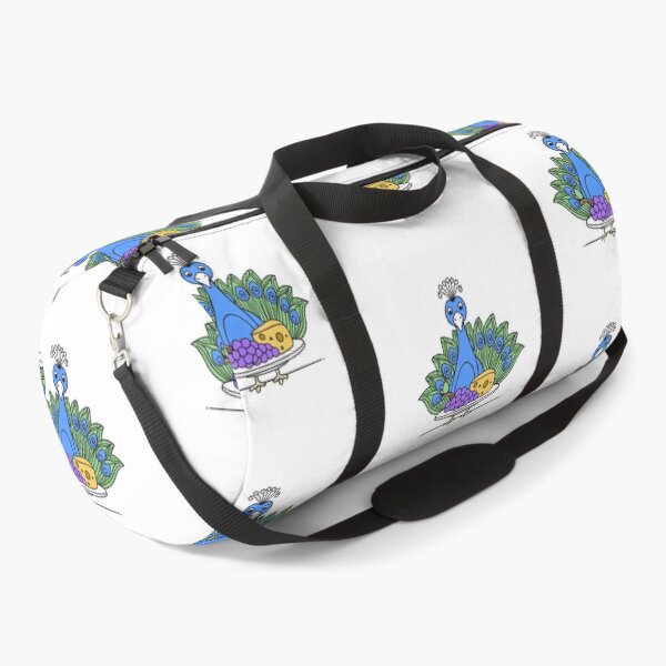 Item preview, Cute peacock with a cheese platter and grapes designed and sold by rasagamastore.