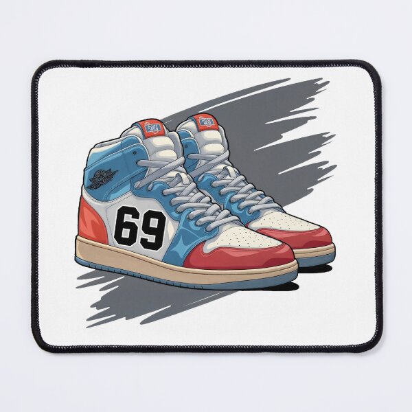 Item preview, Retro 69 Basketball Shoes Illustration | Classic Sneaker Art designed and sold by waterloop.