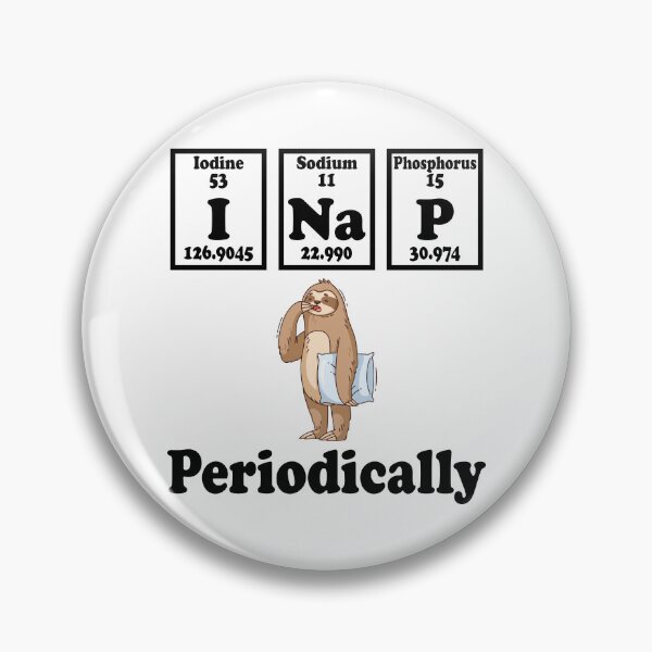 Item preview, Funny Science Sloth - I Nap Periodically designed and sold by ScienceCorner.