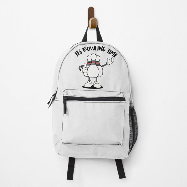 Item preview, "It's Bowling Time! Funny Bowling Pin Cartoon. designed and sold by paulo silveira.