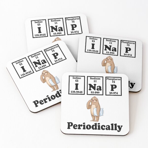 Item preview, Funny Science Sloth - I Nap Periodically designed and sold by ScienceCorner.