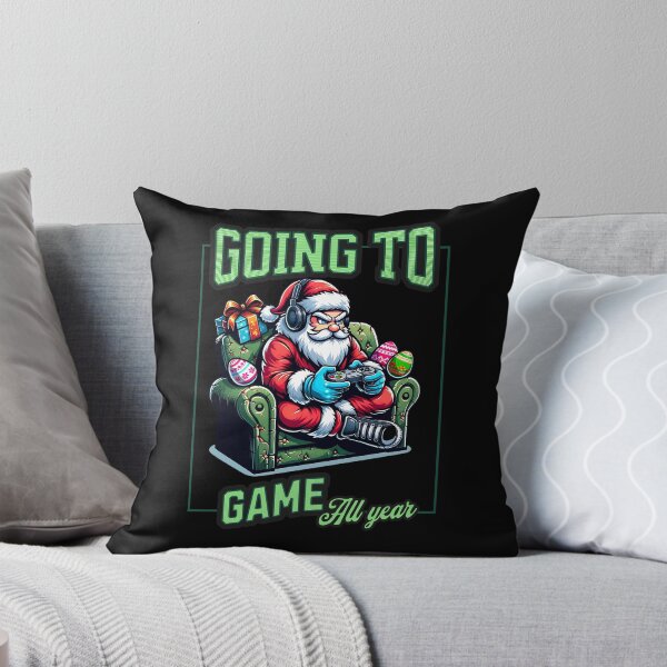 Item preview, Santa Gaming Going To Game All Year designed and sold by RockBeeDesigns.