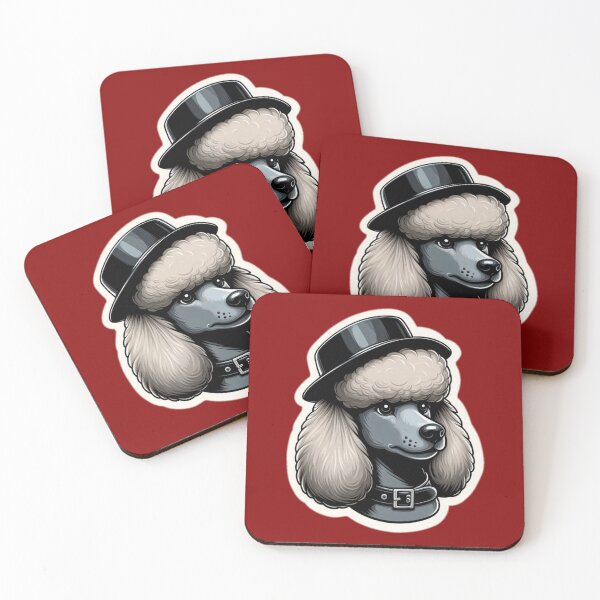 Item preview, Poodle with hat _ Red designed and sold by Arleven.
