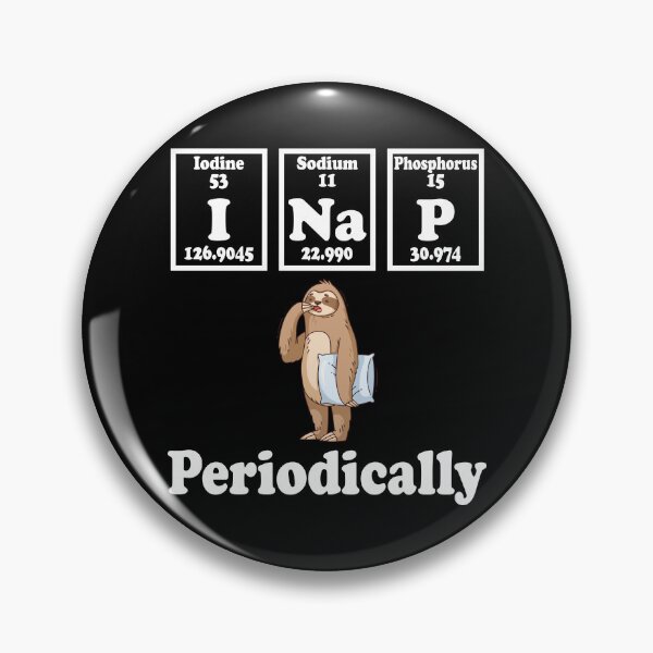 Item preview, Funny Science Sloth - I Nap Periodically designed and sold by ScienceCorner.