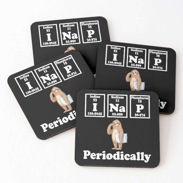 Item preview, Funny Science Sloth - I Nap Periodically designed and sold by ScienceCorner.