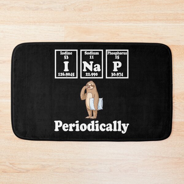 Item preview, Funny Science Sloth - I Nap Periodically designed and sold by ScienceCorner.