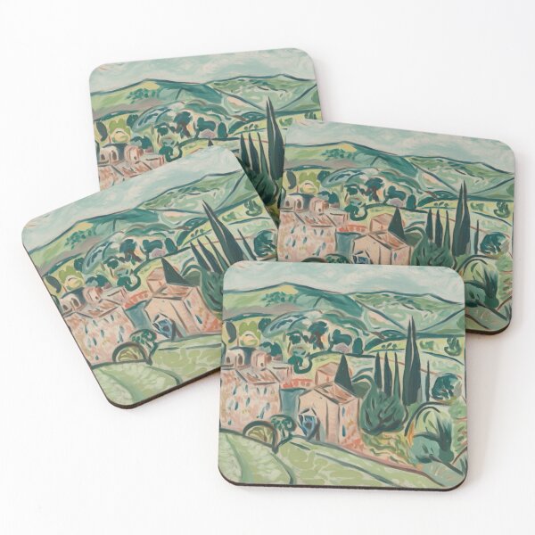 Item preview, French Countryside Landscape – Rolling Hills and Nature Art designed and sold by CARRAANN.