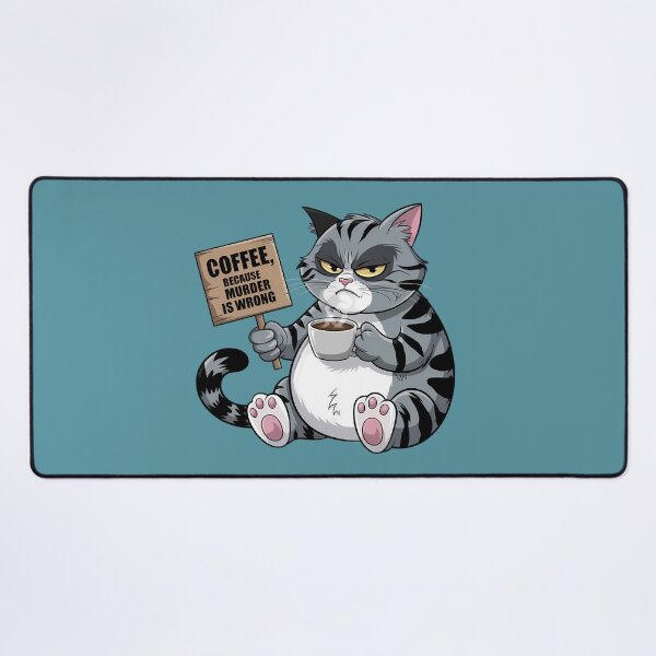 Item preview, Grumpy Cat | Coffee, because murder is wrong. designed and sold by Kanzan1.