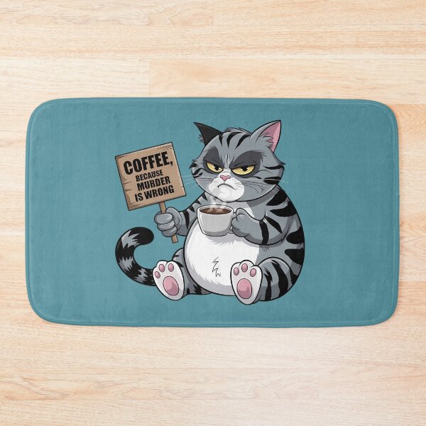 Item preview, Grumpy Cat | Coffee, because murder is wrong. designed and sold by Kanzan1.