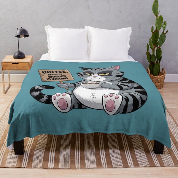 Item preview, Grumpy Cat | Coffee, because murder is wrong. designed and sold by Kanzan1.