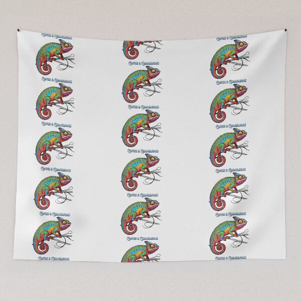Item preview, Coffee & Chameleons designed and sold by Twofourpaws.