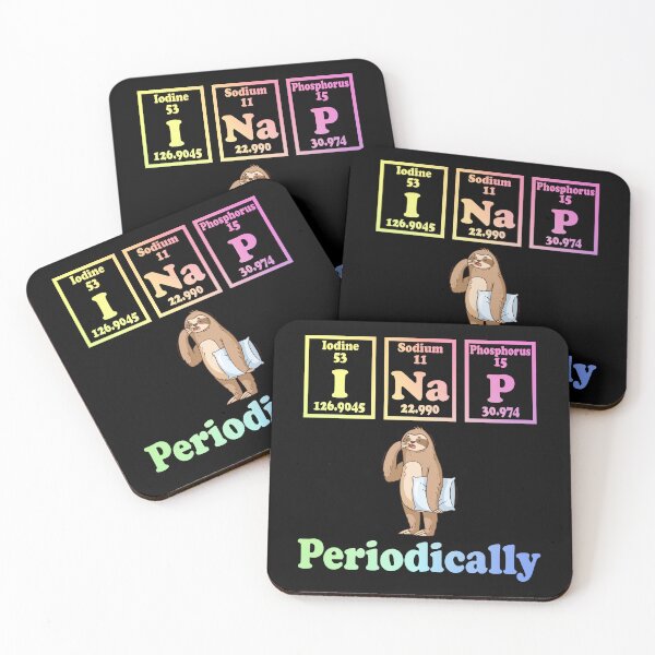 Item preview, Funny Science Sloth - I Nap Periodically designed and sold by ScienceCorner.
