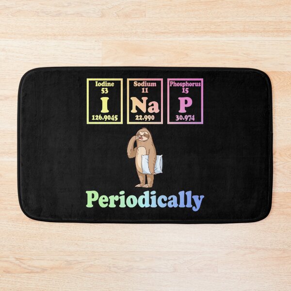 Item preview, Funny Science Sloth - I Nap Periodically designed and sold by ScienceCorner.