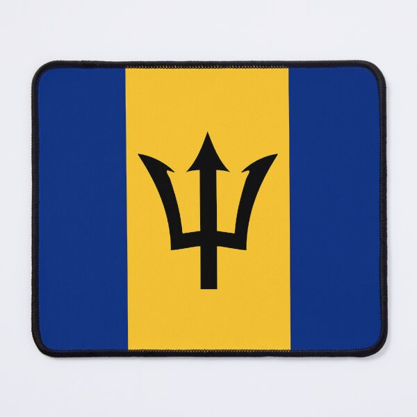 Item preview, Barbados Flag Print: Caribbean Pride and Heritage designed and sold by communedesigns.