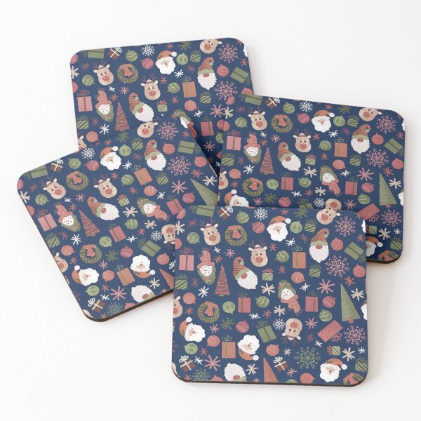 Item preview, Ditsy Holiday Confetti - Sage Burnt Orange Navy designed and sold by Lynne Adams.