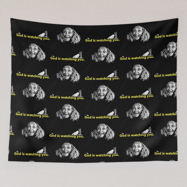 Item preview, God Is Watching You - The Funhouse Horror designed and sold by acquiesce13.