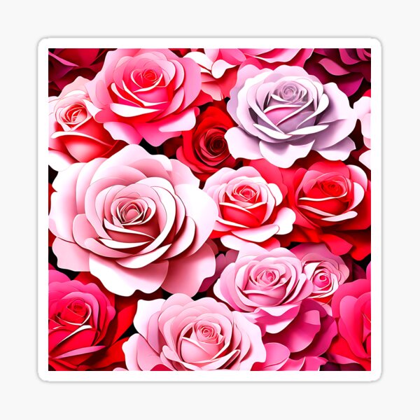 Item preview, A mix of multicolored roses  designed and sold by Tchoice.