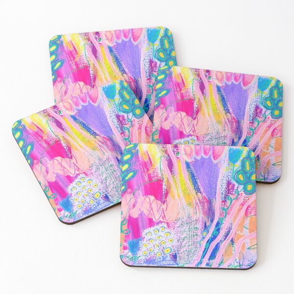 Item preview, Hot Pink Abstract Wild Garden designed and sold by LucyEShaw.