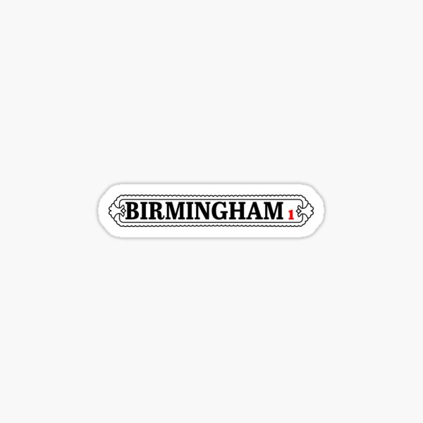 Item preview, Retro Birmingham City Street Sign Art designed and sold by retrobrum.