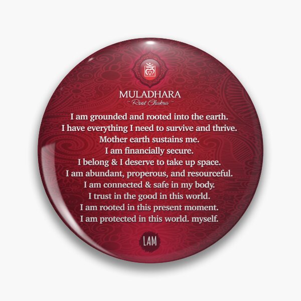 Item preview, Root Chakra Affirmations - 87 designed and sold by chakraplaza.