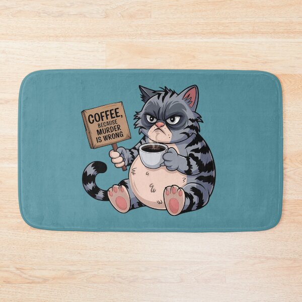 Item preview, Grumpy Cat | Coffee, because murder is wrong designed and sold by Kanzan1.