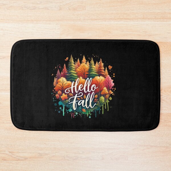 Item preview, Autumn Elegance – Hello Fall Watercolor Pumpkins & Flowers for Apparel and Home Decor designed and sold by artedigital99.