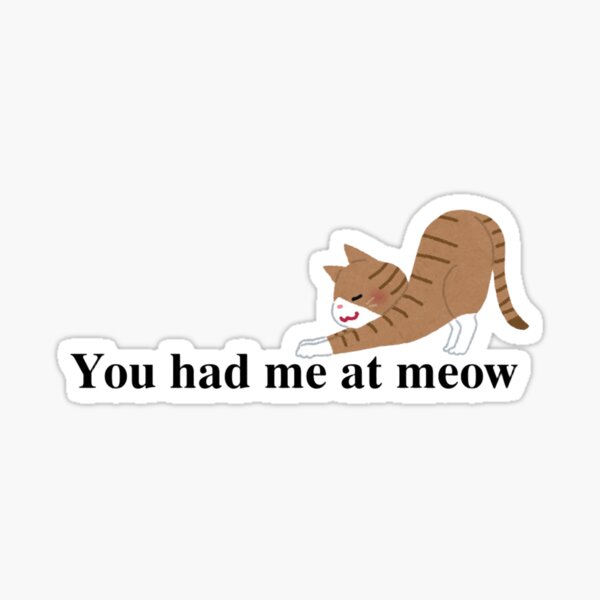 Item preview, You had me at meow designed and sold by LAYLALIIILAC.