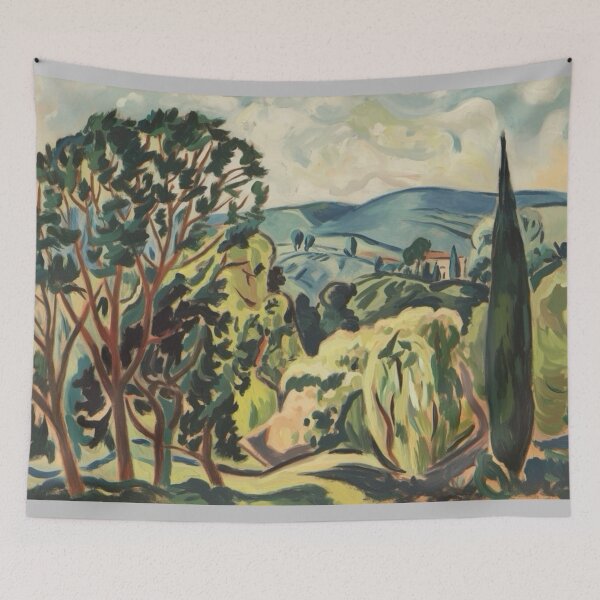 Item preview, Vibrant French Landscape – Colorful Nature and Mountain Scene designed and sold by CARRAANN.