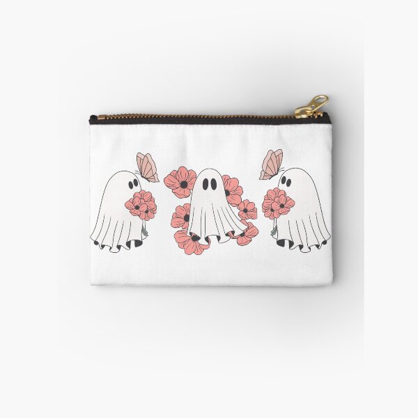 Item preview, Cute Ghosts with Pink Flowers designed and sold by StudioPancake.