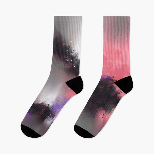 Item preview, Beauty Tames The Beast - Pink Purple Black Abstract designed and sold by Joey Santiago.