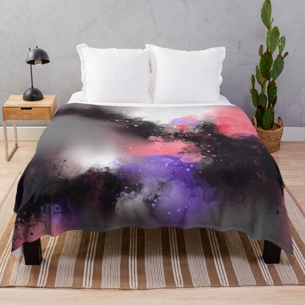 Item preview, Beauty Tames The Beast - Pink Purple Black Abstract designed and sold by Joey Santiago.
