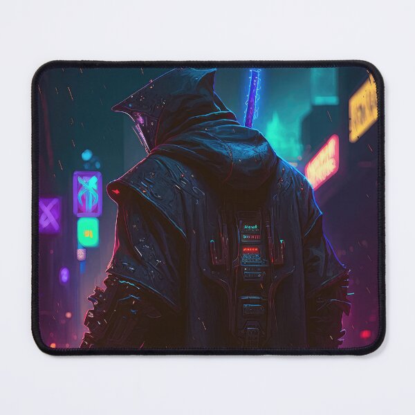 Item preview, Cyberpunk Crusader Neon designed and sold by aiko-art.