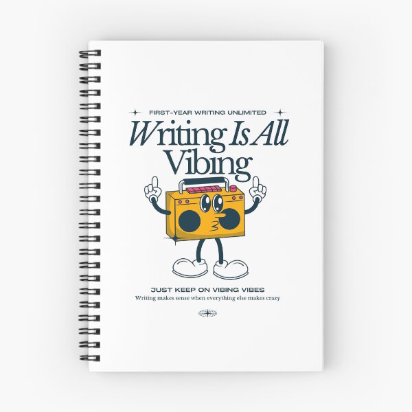 Item preview, Writing is All Vibing designed and sold by Ryan Skinnell.