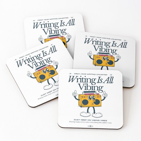 Item preview, Writing is All Vibing designed and sold by Ryan Skinnell.