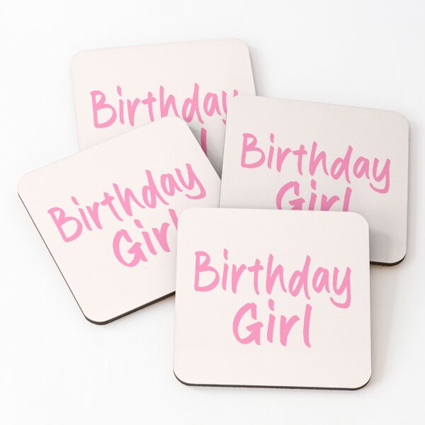 Item preview, Birthday Girl Pink Letters designed and sold by Jeallan Designs.