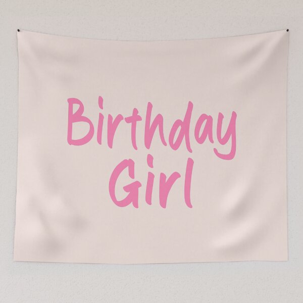 Item preview, Birthday Girl Pink Letters designed and sold by Jeallan Designs.