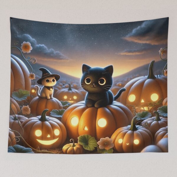 Item preview, Halloween Special: Cats in Pumpkinland designed and sold by TrueCraftLabs.