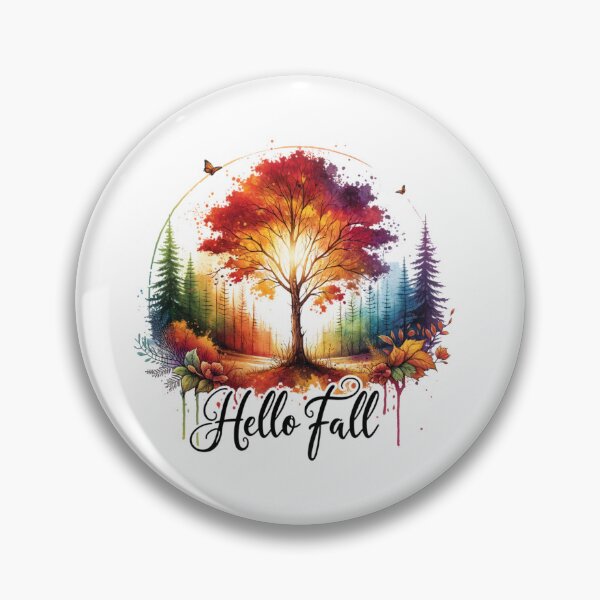 Item preview, Hello Fall – Watercolor Pumpkins & Autumn Blooms for Seasonal Apparel & Decor designed and sold by artedigital99.