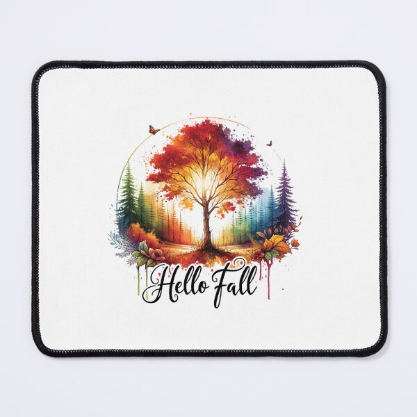 Item preview, Hello Fall – Watercolor Pumpkins & Autumn Blooms for Seasonal Apparel & Decor designed and sold by artedigital99.