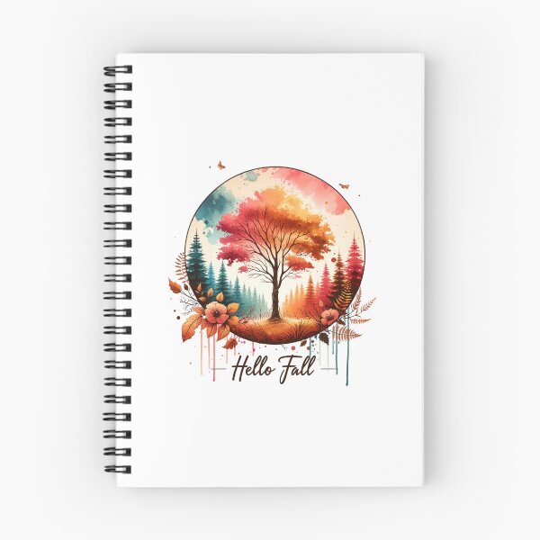 Item preview, Hello Fall – Watercolor Pumpkins & Autumn Blooms for Seasonal Apparel & Decor designed and sold by artedigital99.