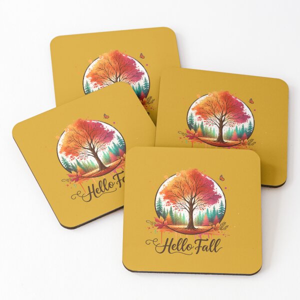 Item preview, Hello Fall – Watercolor Pumpkins & Autumn Blooms for Seasonal Apparel & Decor designed and sold by artedigital99.