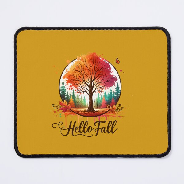 Item preview, Hello Fall – Watercolor Pumpkins & Autumn Blooms for Seasonal Apparel & Decor designed and sold by artedigital99.